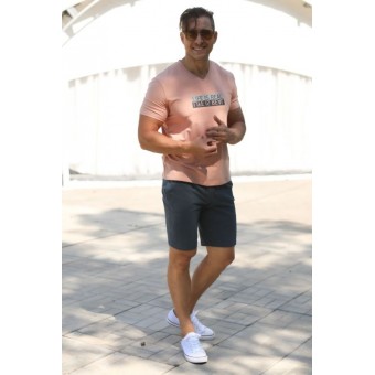 Шорты  мужские       трикотажные       синие