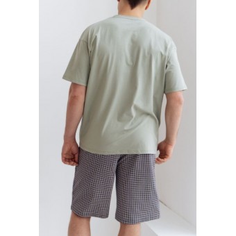 Шорты  мужские       трикотажные       синие