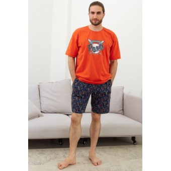 Шорты  мужские       трикотажные       синие