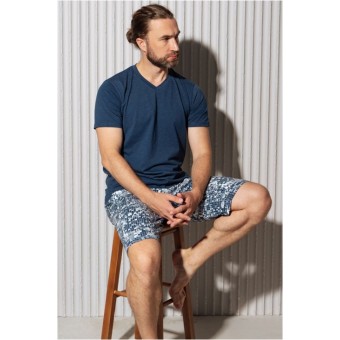 Шорты  мужские       трикотажные       синие