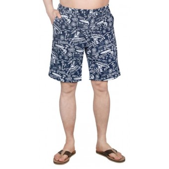 Шорты  мужские       из кулирки       синие