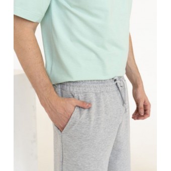 Шорты  мужские       трикотажные       серые