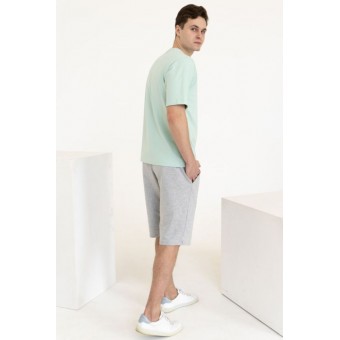 Шорты  мужские       трикотажные       серые