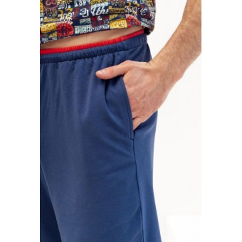 Шорты  мужские       трикотажные       синие