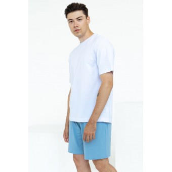 Шорты  мужские       трикотажные       синие