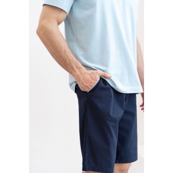 Шорты  мужские       трикотажные       синие
