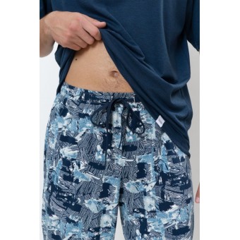 Шорты  мужские       трикотажные       синие