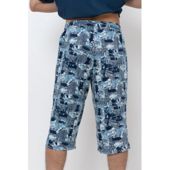 Шорты  мужские       трикотажные       синие