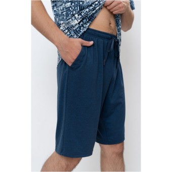 Шорты  мужские       трикотажные       синие