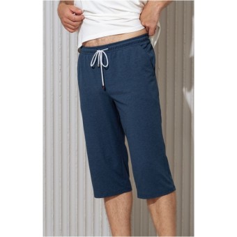 Шорты  мужские       трикотажные       синие