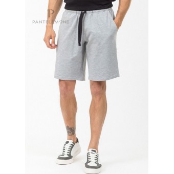 Шорты  мужские       трикотажные       серые