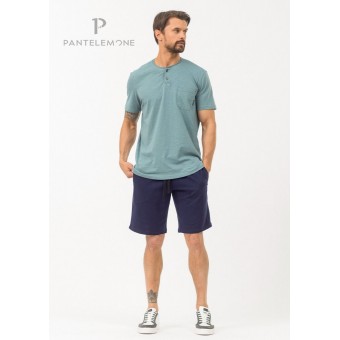 Шорты  мужские       трикотажные       синие