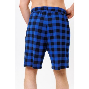 Шорты  мужские       трикотажные       Синий, Черный   Kuzina Одежда