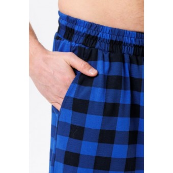 Шорты  мужские       трикотажные       Синий, Черный   Kuzina Одежда