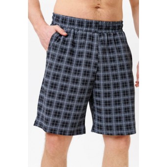 Шорты  мужские       трикотажные       Серый, Черный   Kuzina Одежда