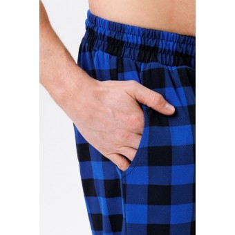 Бриджи  мужские       трикотажные       Синий, Черный   Kuzina Одежда