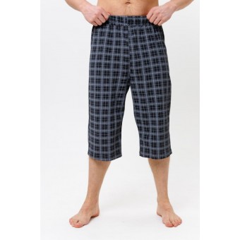 Бриджи  мужские       трикотажные       Серый, Черный   Kuzina Одежда