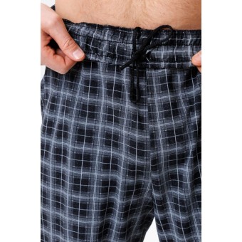 Бриджи  мужские       трикотажные       Серый, Черный   Kuzina Одежда