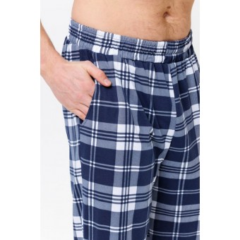 Бриджи  мужские       трикотажные       Белый, Синий   Kuzina Одежда