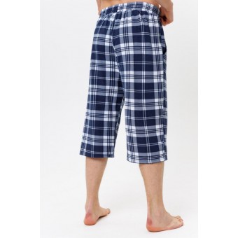 Бриджи  мужские       трикотажные       Белый, Синий   Kuzina Одежда