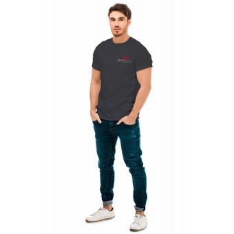 Футболка  мужская       из кулирки       синяя