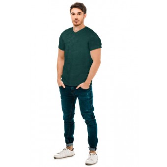 Футболка  мужская       из кулирки       бордовая