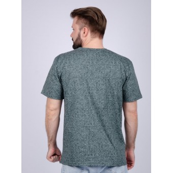 Футболка  мужская       из кулирки       зеленая