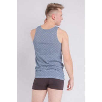 Майка  мужская       из кулирки       синяя