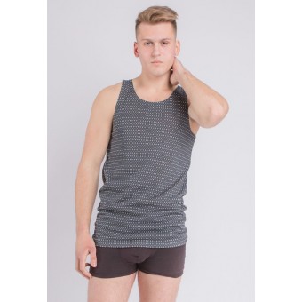 Майка  мужская       из кулирки       синяя