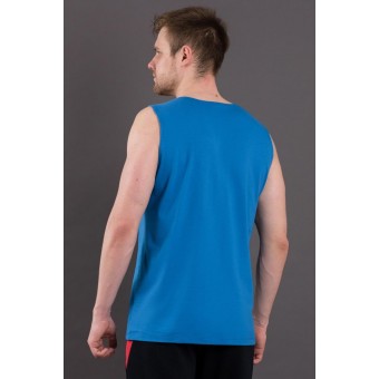 Майка  мужская       из кулирки       синяя