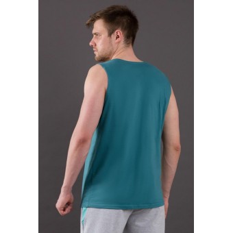 Майка  мужская       из кулирки       зеленая