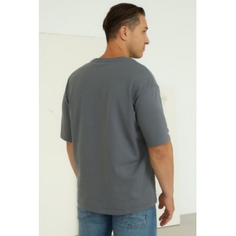 Футболка  мужская       трикотажная       серая     