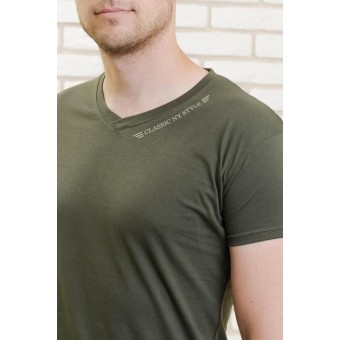 Футболка  мужская       из кулирки       зеленая