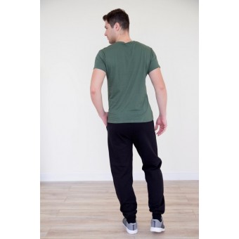 Футболка  мужская       из кулирки       зеленая