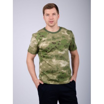 Футболка  мужская       из кулирки       зеленая