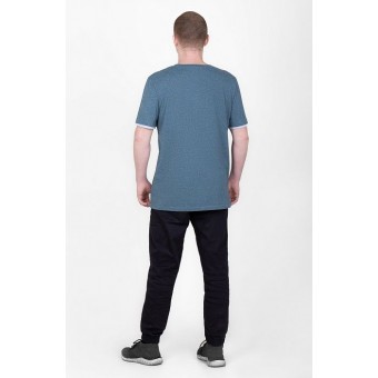 Футболка  мужская       из кулирки       синяя