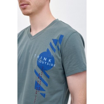 Футболка  мужская       из кулирки       зеленая