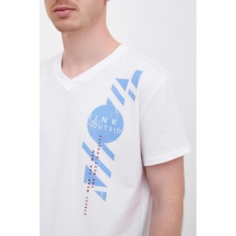 Футболка  мужская       из кулирки       белая