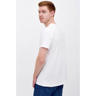 Футболка  мужская       из кулирки       белая