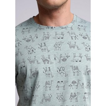 Футболка  мужская       трикотажная       серая