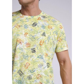 Футболка  мужская       трикотажная       желтая