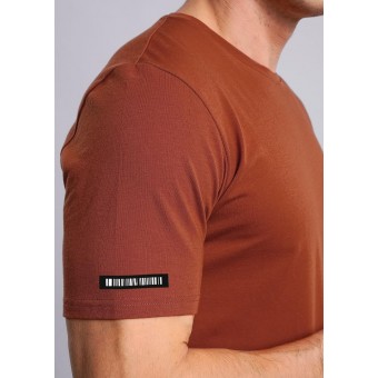 Футболка  мужская       трикотажная       коричневая