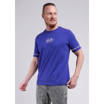 Футболка  мужская       трикотажная       синяя