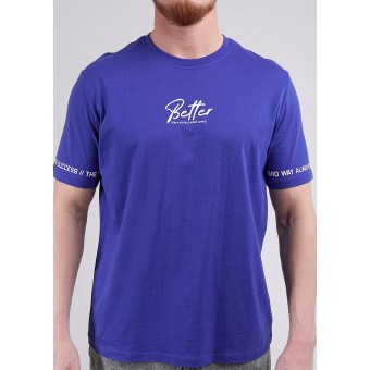 Футболка  мужская       трикотажная       синяя