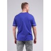 Футболка мужская трикотажная синяя
