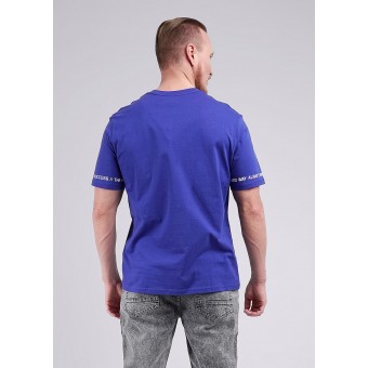 Футболка  мужская       трикотажная       синяя