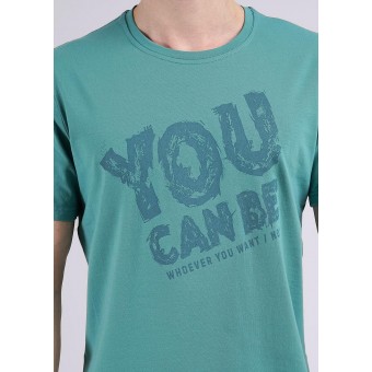 Футболка  мужская       трикотажная       зеленая