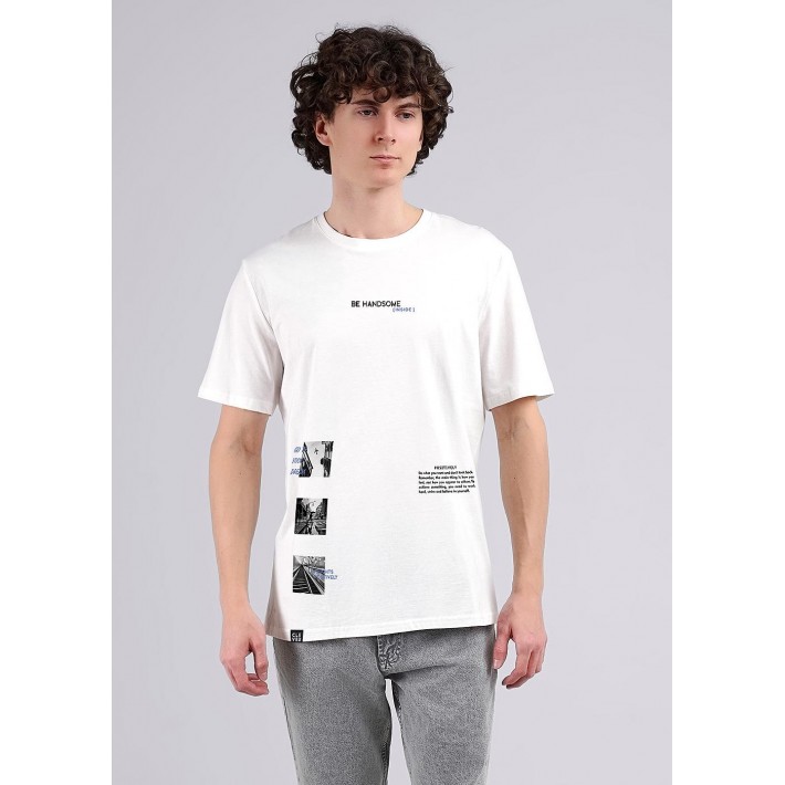 Футболка мужская трикотажная белая