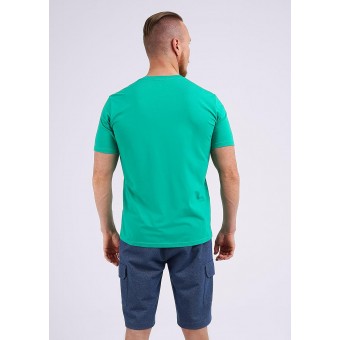 Футболка  мужская       трикотажная       зеленая