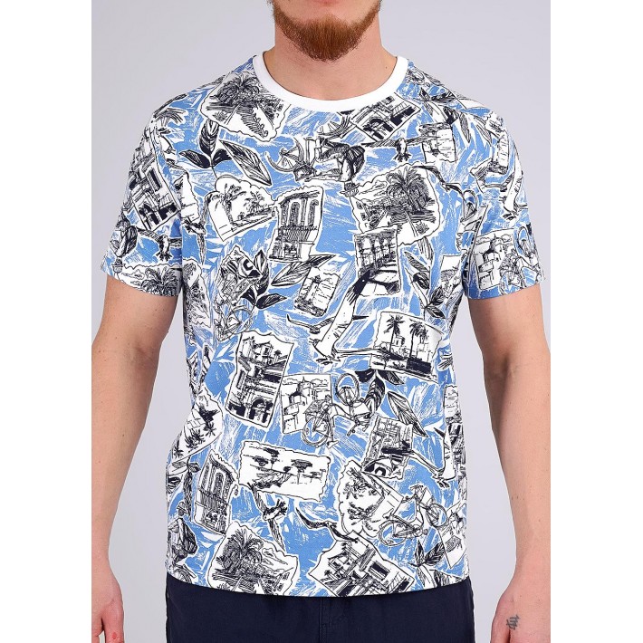 Футболка мужская трикотажная разноцветная